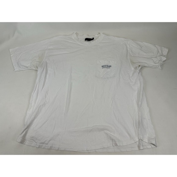 Indigo Palms Other - Indigo Palms Pocket T Shirt Vintage Men's Size XXL White
